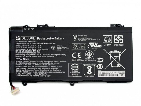 11.55V 3450MAH New Original Laptop Battery SE03XL for HP 14-AL027TX 70TX TPN-Q171 HSTNN-LB7G