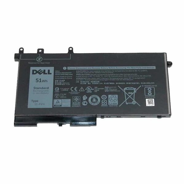 Original Dell 93FTF (11.4V 51Wh) Precision 15 3520 3530 Latitude E5480 E5580 E5490 E5590 Latitude 5280 5480 D4CMT 083XPC 83XPC