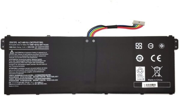 AC14B18J battery for Acer Aspire E3-111 E3-112 E3-112M ES1-511 ES1-512 V3-111 V3-111P V5-122 V5-122P V5-132P - Image 5