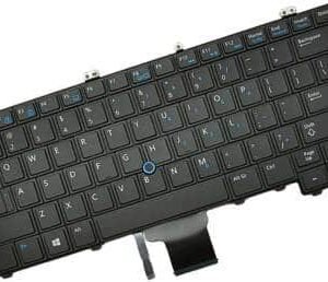 Laptop Keyboard For Dell Latitude E7440 E7240 Black US Keyboard With Mouse Pointer Backlight