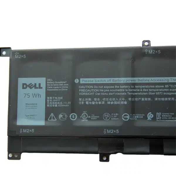 Battery For Ell Precision 5530 2-in-1 Mobile Workstation Tmfyt 0tmfyt 08n0t7